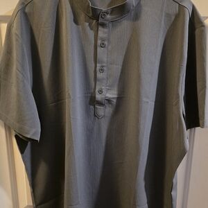 Men's Gray Casual Shirt